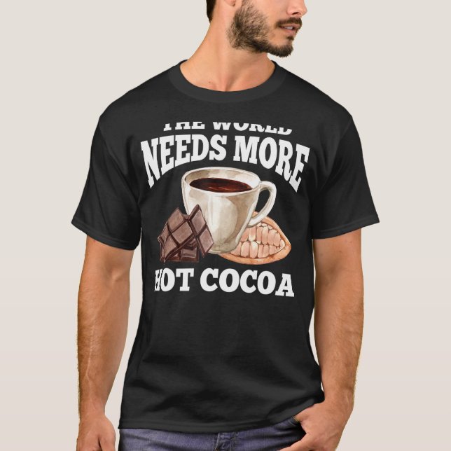 Hot Cocoa Apparel   Cute Cocoas  Design T-Shirt (Front)