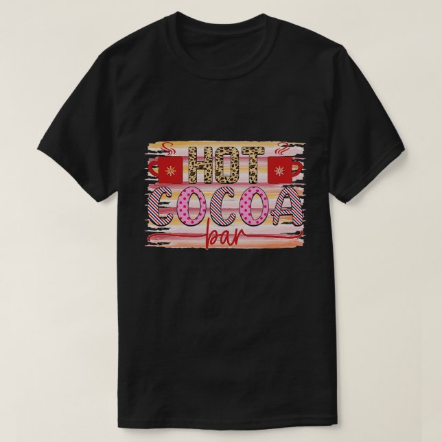 Hot Cocoa Bar 8 T-Shirt (Design Front)