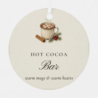 Hot Cocoa Bar Christmas Ornament