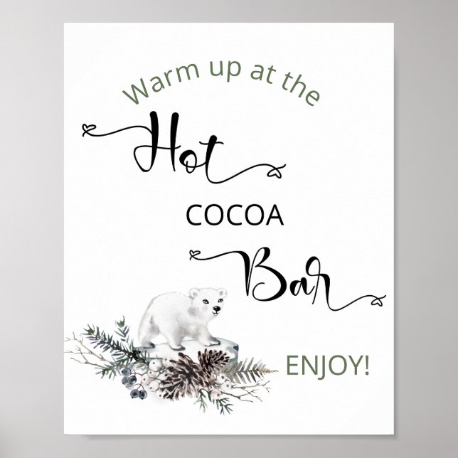 Hot Cocoa Bar Poster (Front)