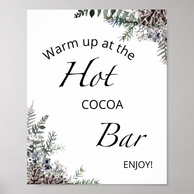 Hot Cocoa Bar Poster (Front)