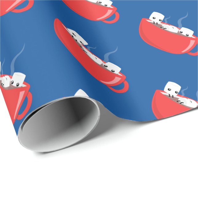 Hot Cocoa Bath Time! Wrapping Paper (Roll Corner)
