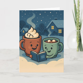 Hot Cocoa Book Club - Frost & Cheer Holiday Card