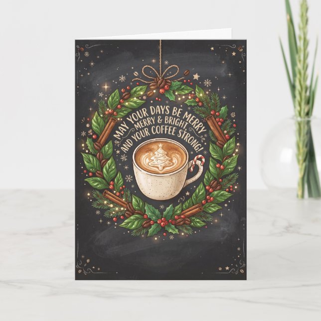 Hot Cocoa Braw Wee Christmas Card (Front)