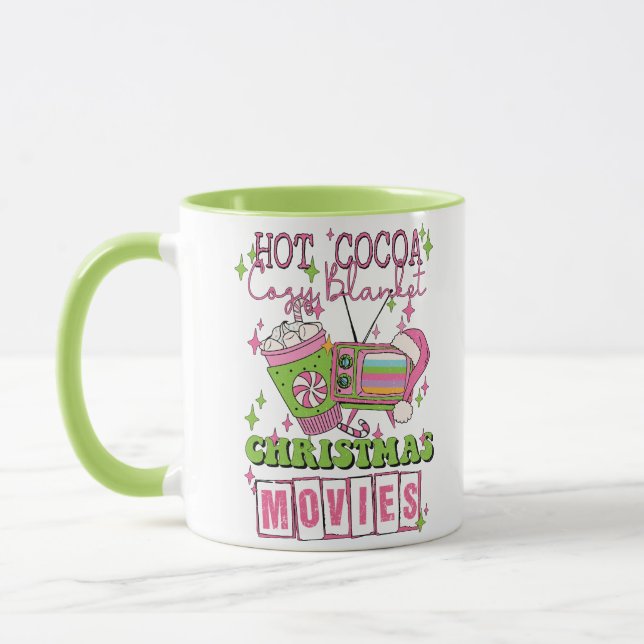Hot Cocoa Christmas Mug (Left)