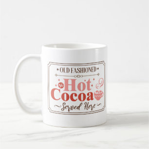 Hot Cocoa Christmas Sign Coffee Mug