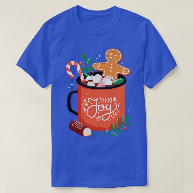 Hot Cocoa Christmas  T-Shirt (Design Front)