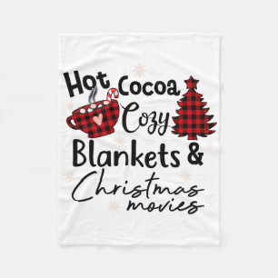 Hot Cocoa Cosy Blankets Christmas Movies Buffalo P