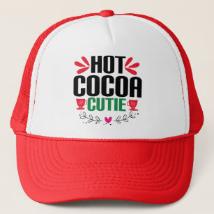 Hot Cocoa Cutie - Charming Christmas Trucker Hat