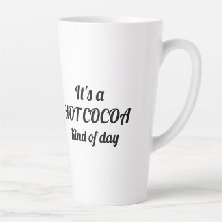 Hot Cocoa Day, Latte Mug