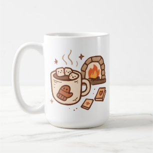 Hot Cocoa & Fireplace Coffee Mug