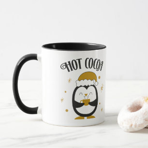Hot Cocoa Penguin Mug