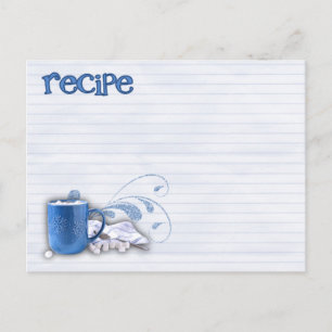 hot cocoa recipe card
