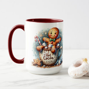 Hot Cocoa Season Gingerbread Cookie Mug