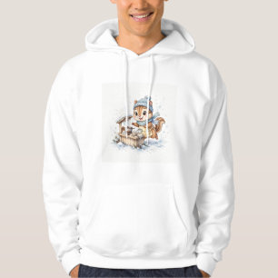 Hot Cocoa Stand Chipmunk Hoodie