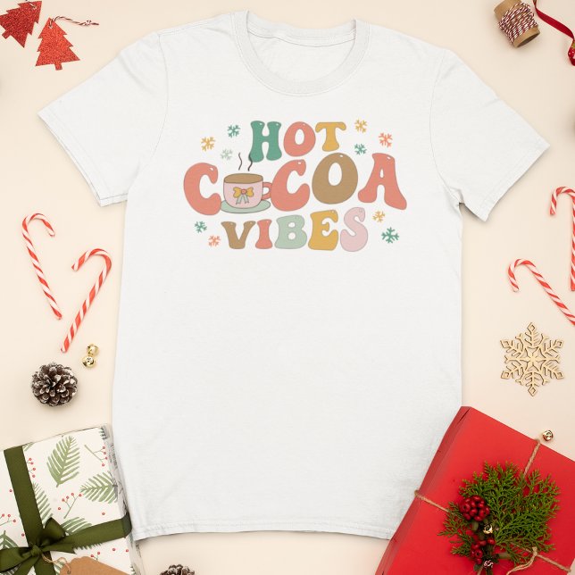 Hot Cocoa Vibes Festive Winter T-Shirt (Creator Uploaded)