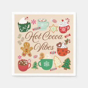 Hot Cocoa Vibes Napkin