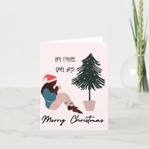 Hot Coffee Christmas Card