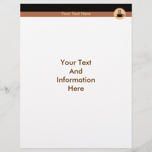 Hot Coffee Flyer (Front)