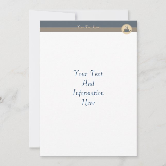 Hot Coffee Invitation (Front)