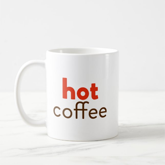 Hot Coffee Mug (Left)