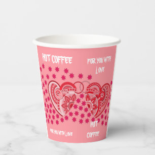 HOT COFFEE PAPER CUP FOR LOVE