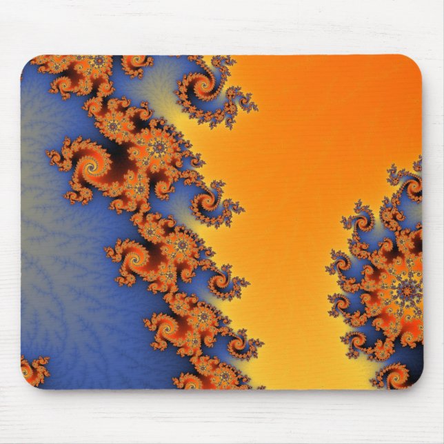 Hot Cold Lines Mousepad (Front)