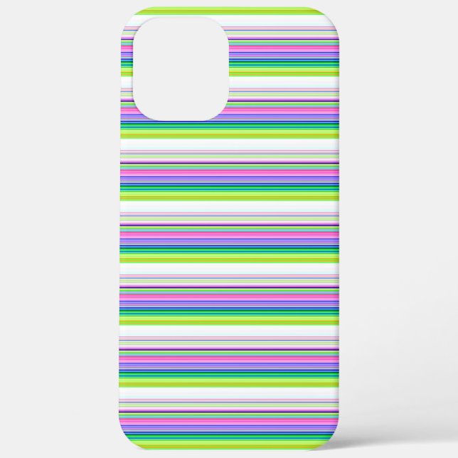 Hot colourful neon stripes Case-Mate iPhone case (Back)