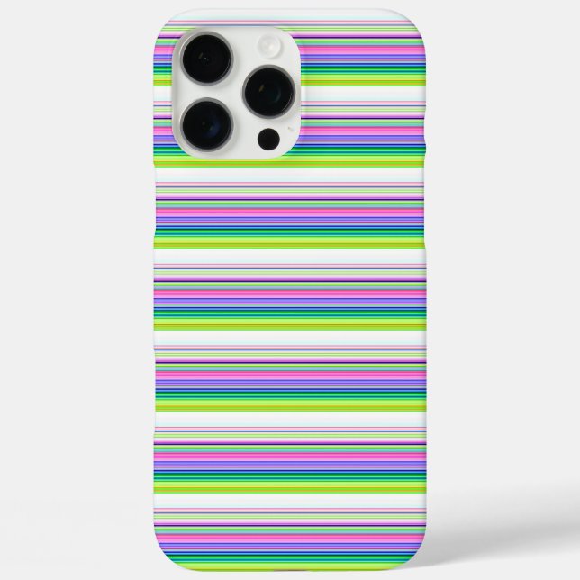 Hot colourful neon stripes Case-Mate iPhone case (Back)
