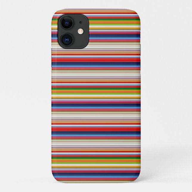 Hot colourful stripes Case-Mate iPhone case (Back)