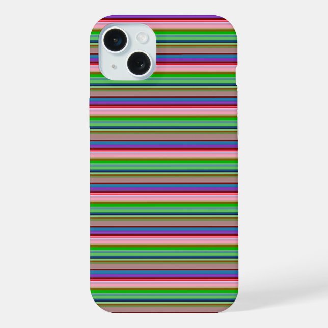 Hot colourful stripes iPhone case (Back)
