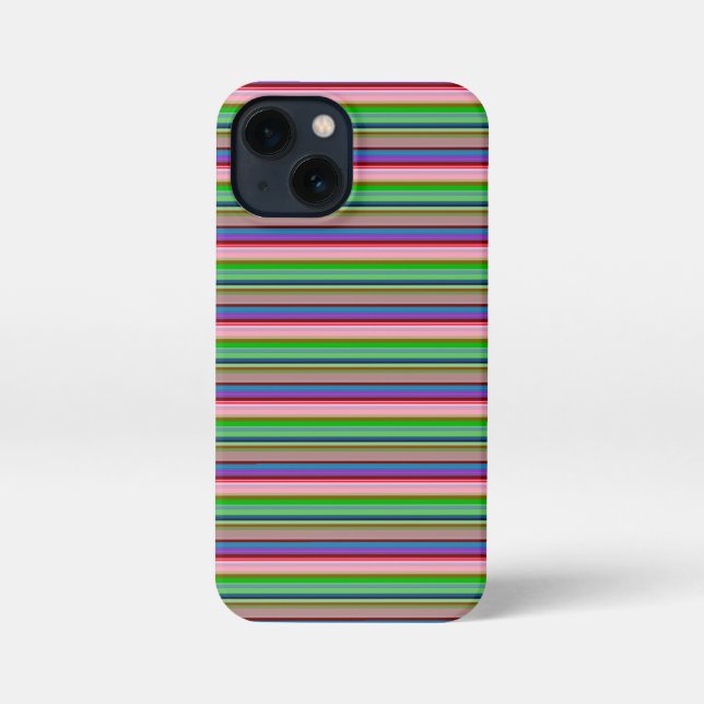 Hot colourful stripes iPhone case (Back)