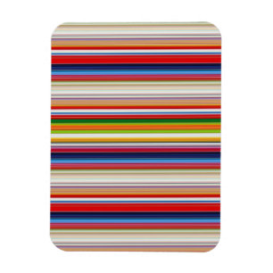 Hot colourful stripes magnet