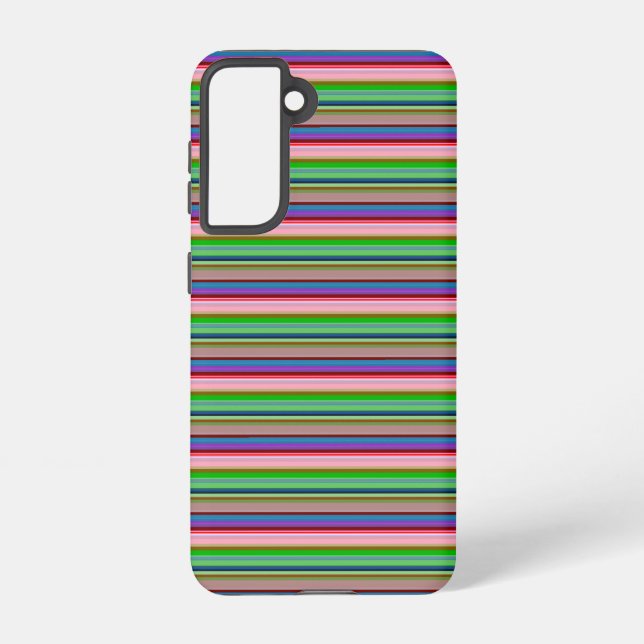 Hot colourful stripes samsung galaxy s21 case (Back)