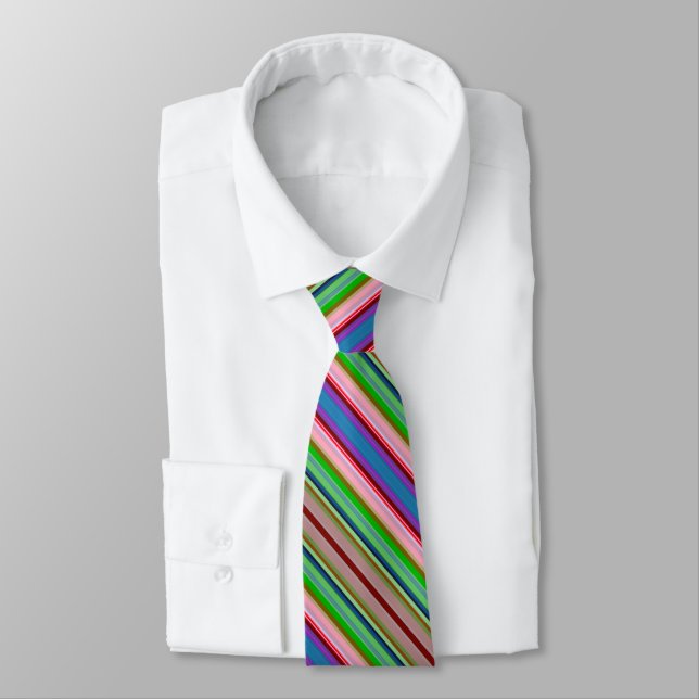 Hot colourful stripes tie (Tied)