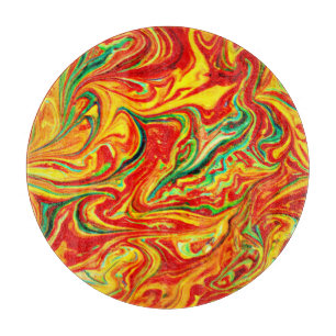 Hot Colours Patterns Painting. Buy Now Cutting Board