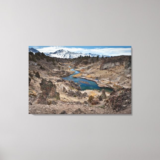 Hot Creek Gulch Canvas Print (Front)