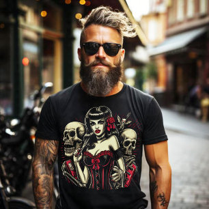 Hot Creepy Horror Girl T-Shirt