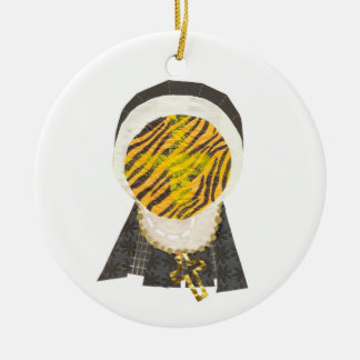 Hot Cross Bun Nun Ornament