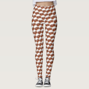 Hot Cross Buns British Food Baking Easter Pastry Leggings