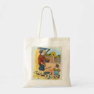 Hot-cross Buns, Mother Goose Nursery Rhyme Picture Tote Bag