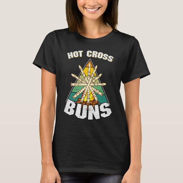 Hot Cross Buns  One A Penny  Two A Penny  National T-Shirt (Front)