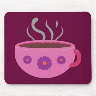 Hot Cup of Coffee Mouse Mat
