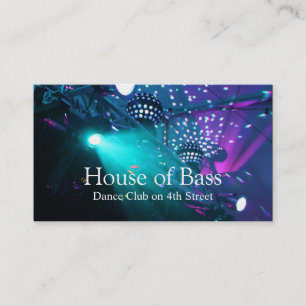 Hot Dance Club DJ Lounge Business Card