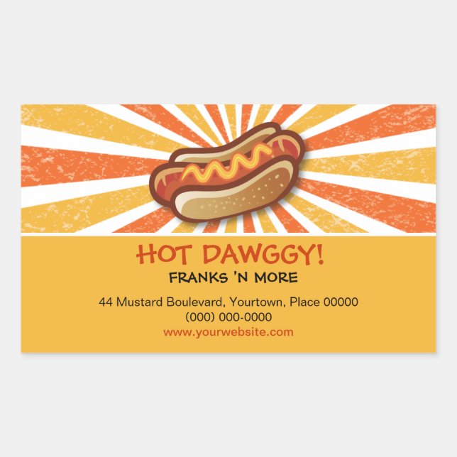 Hot Dawg Sticker (Front)