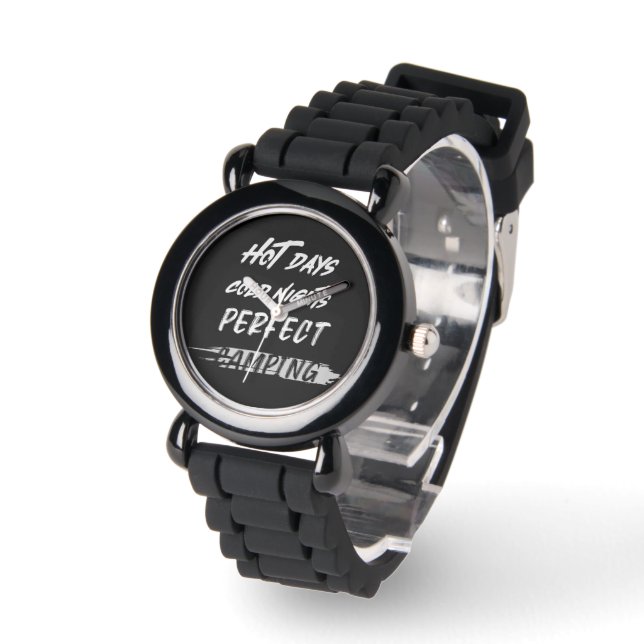Hot Days Cold Nights Perfect Camping Desert Camp Watch (Angle)