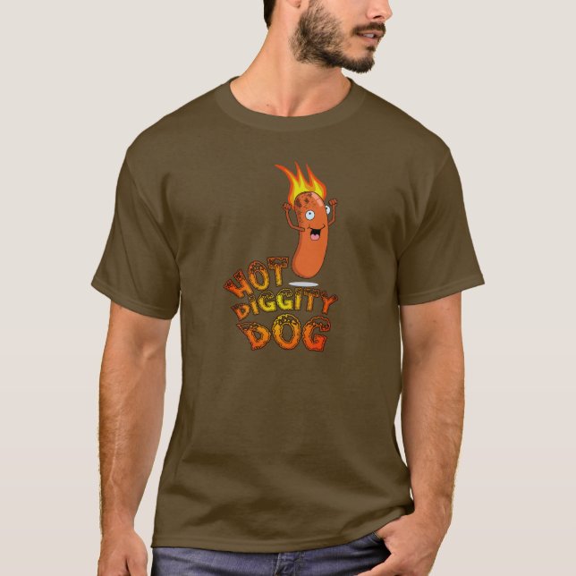 Hot Diggity Dog T-Shirt (Front)