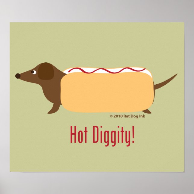 Hot Diggity Poster (Front)