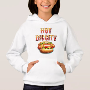 Hot Diggity   Retro Hot dog 