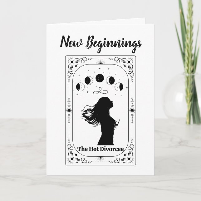 Hot Divorcee Congratulations Freedom Newly Single  Card (Front)